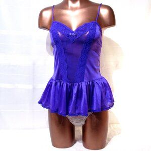 Chic Pretty Purple Vintage Babydoll L